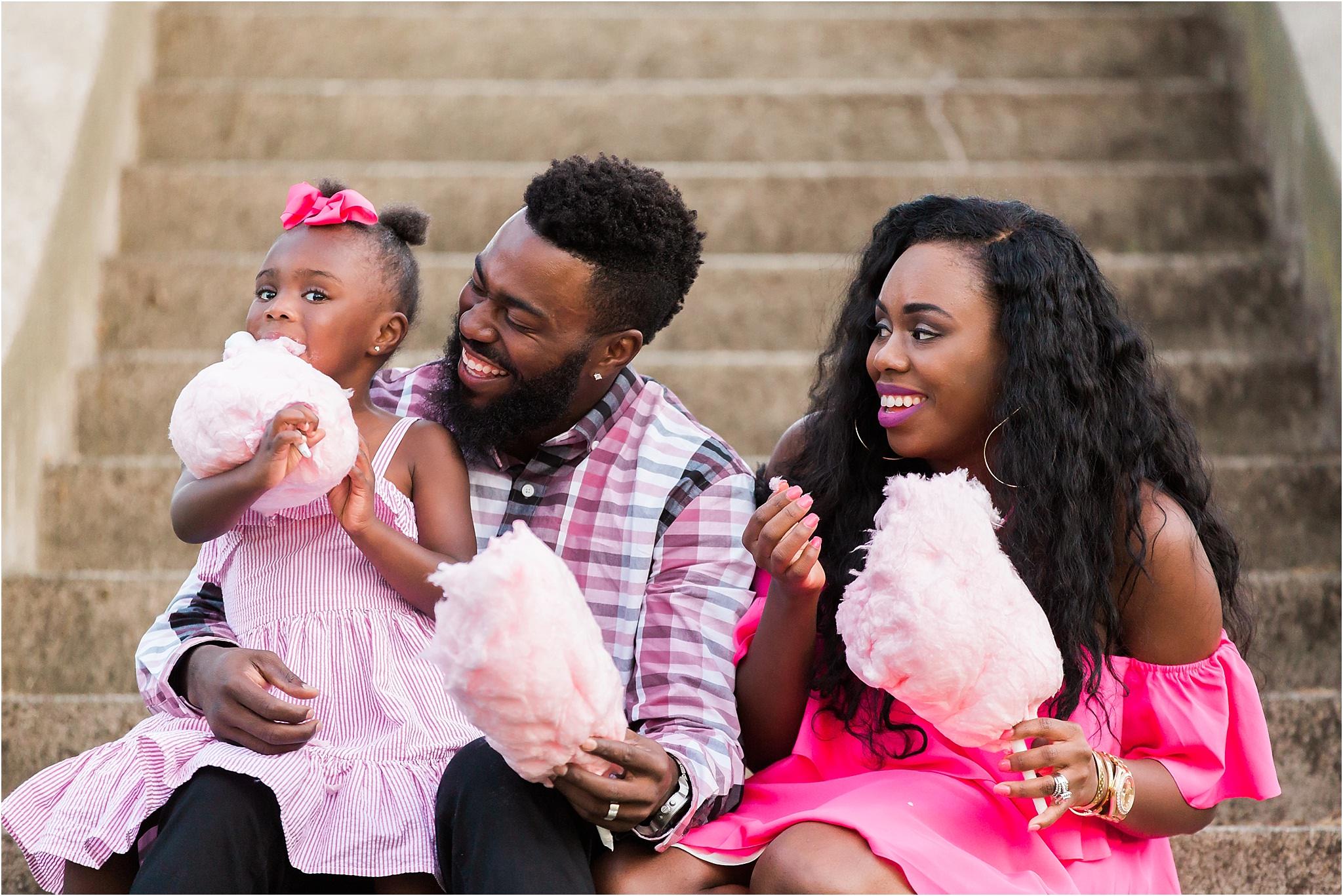 Pittsburgh Family Gender Reveal Cotton Candy