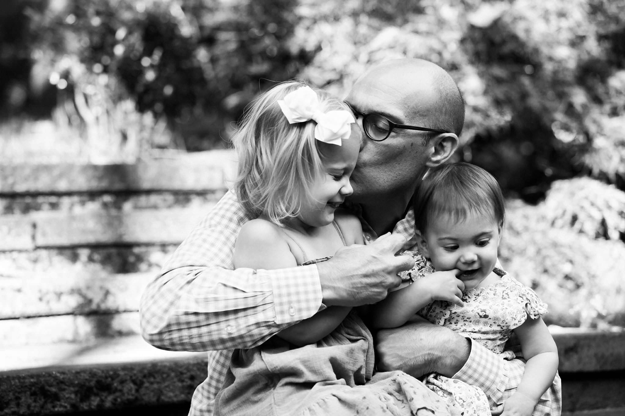 Photo of father and child at home in pittsburgh pa