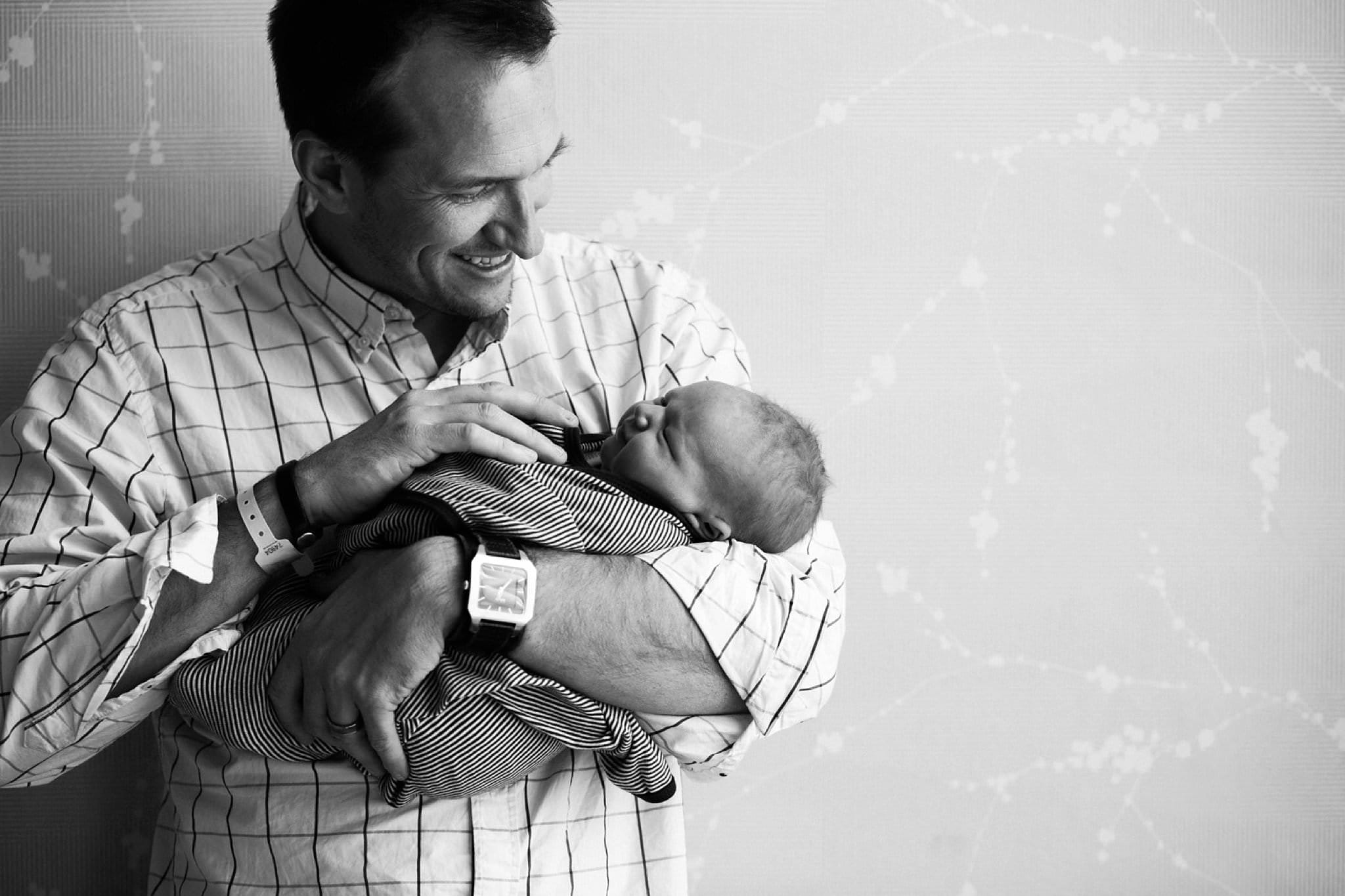 father and son fresh 48 hospital photography