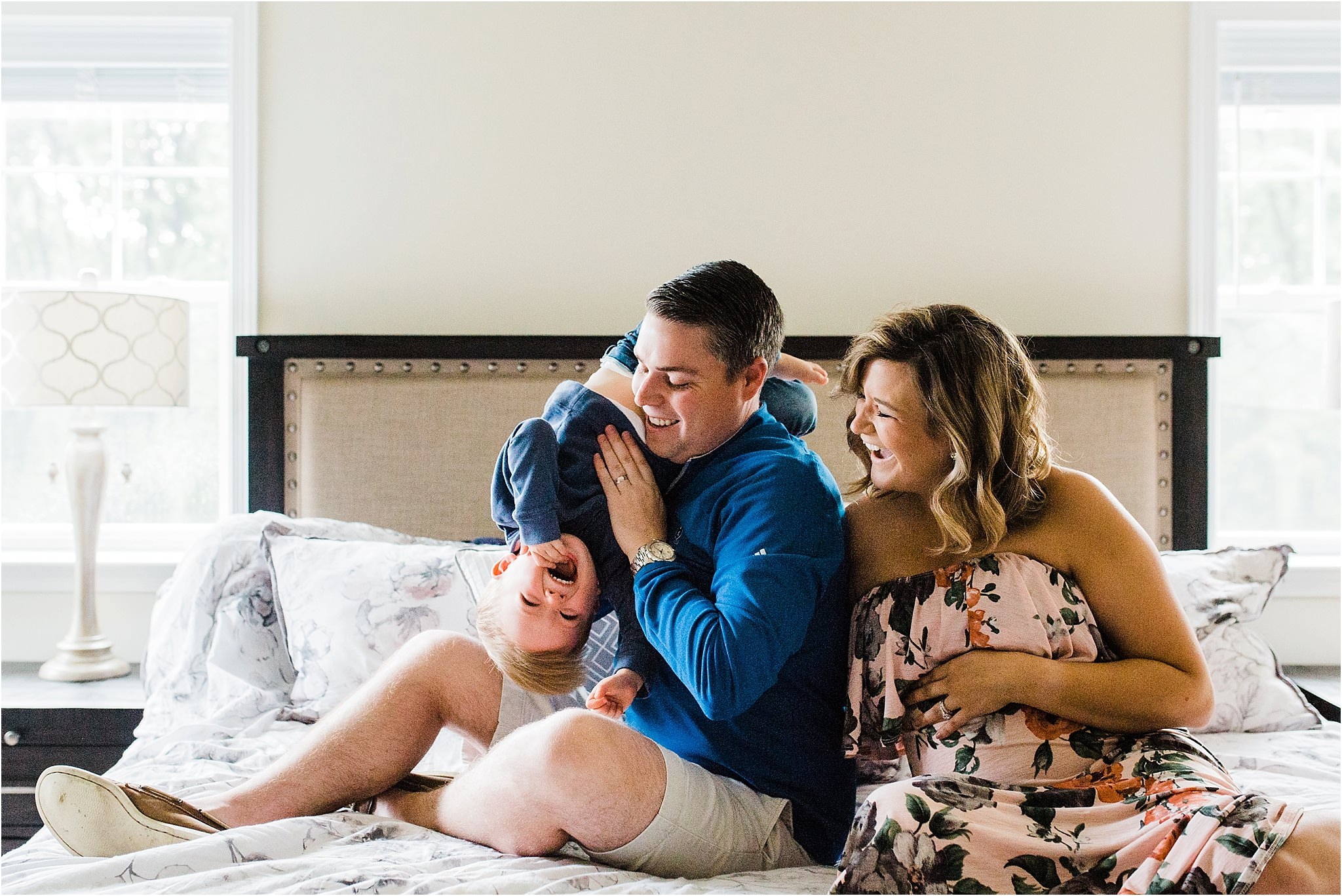 In home family maternity photos pittsburgh