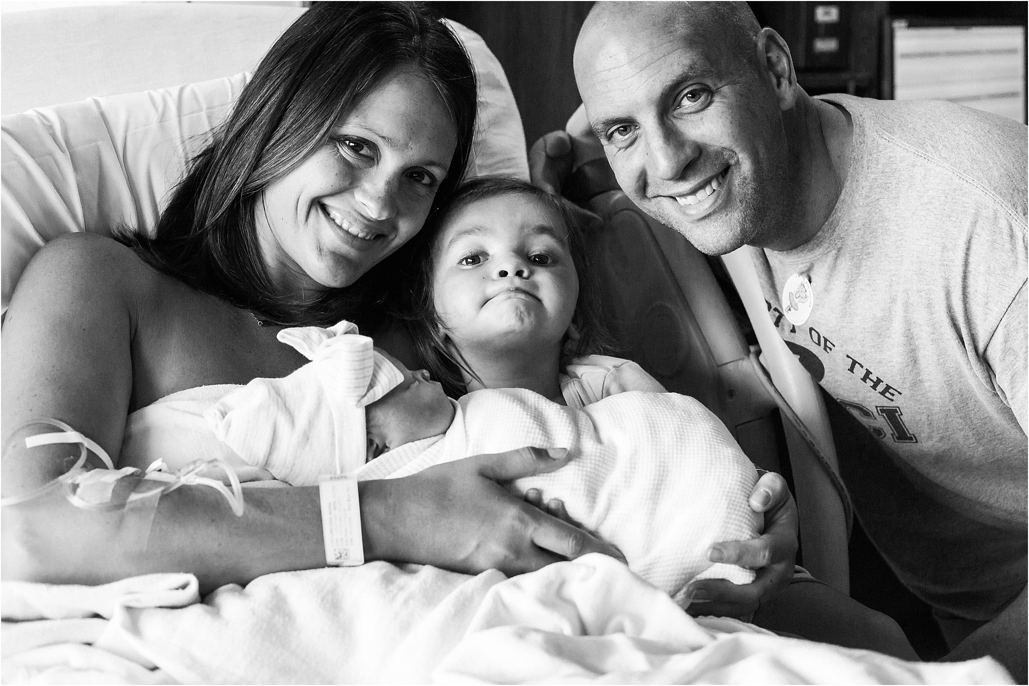 Family newborn photo at West Penn Hospital 