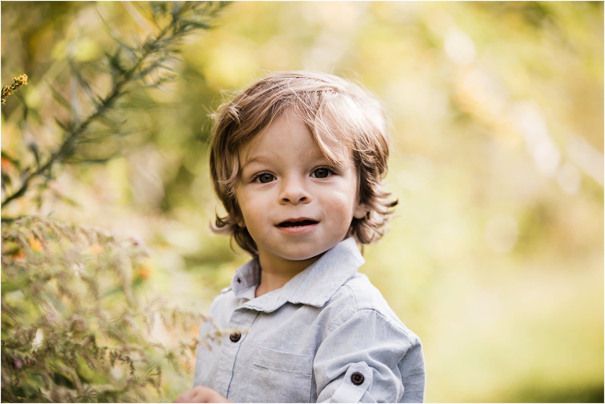 toddler portrait at succop nature park