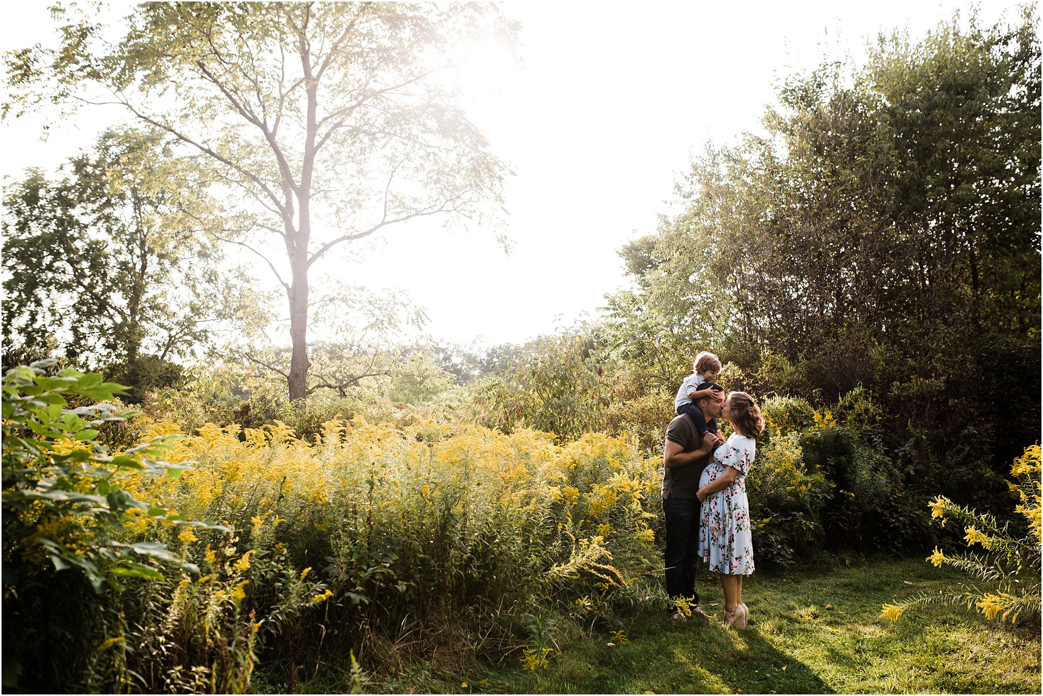 family maternity photo at succop nature park