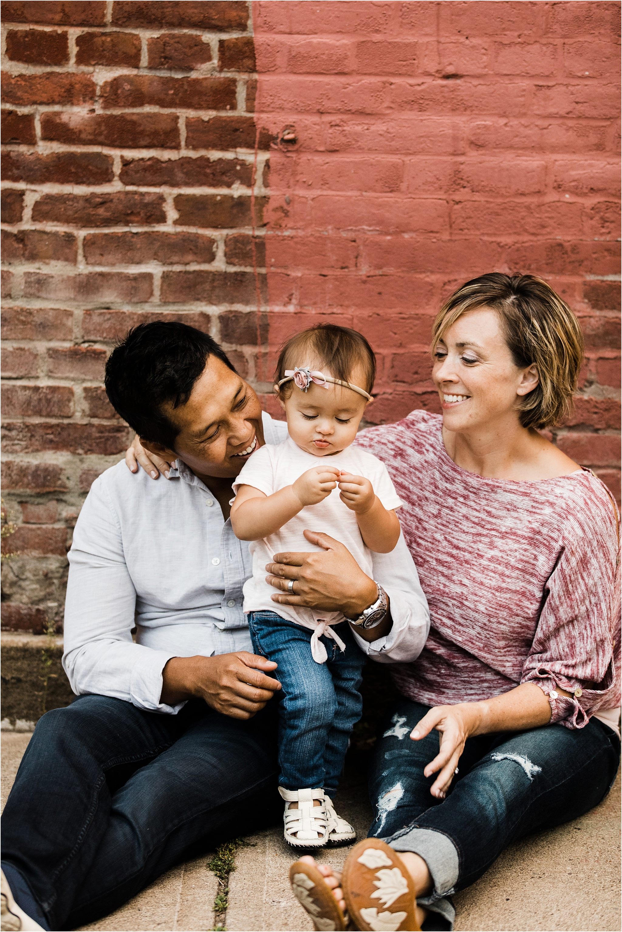 family photo in lawrenceville pittsburgh