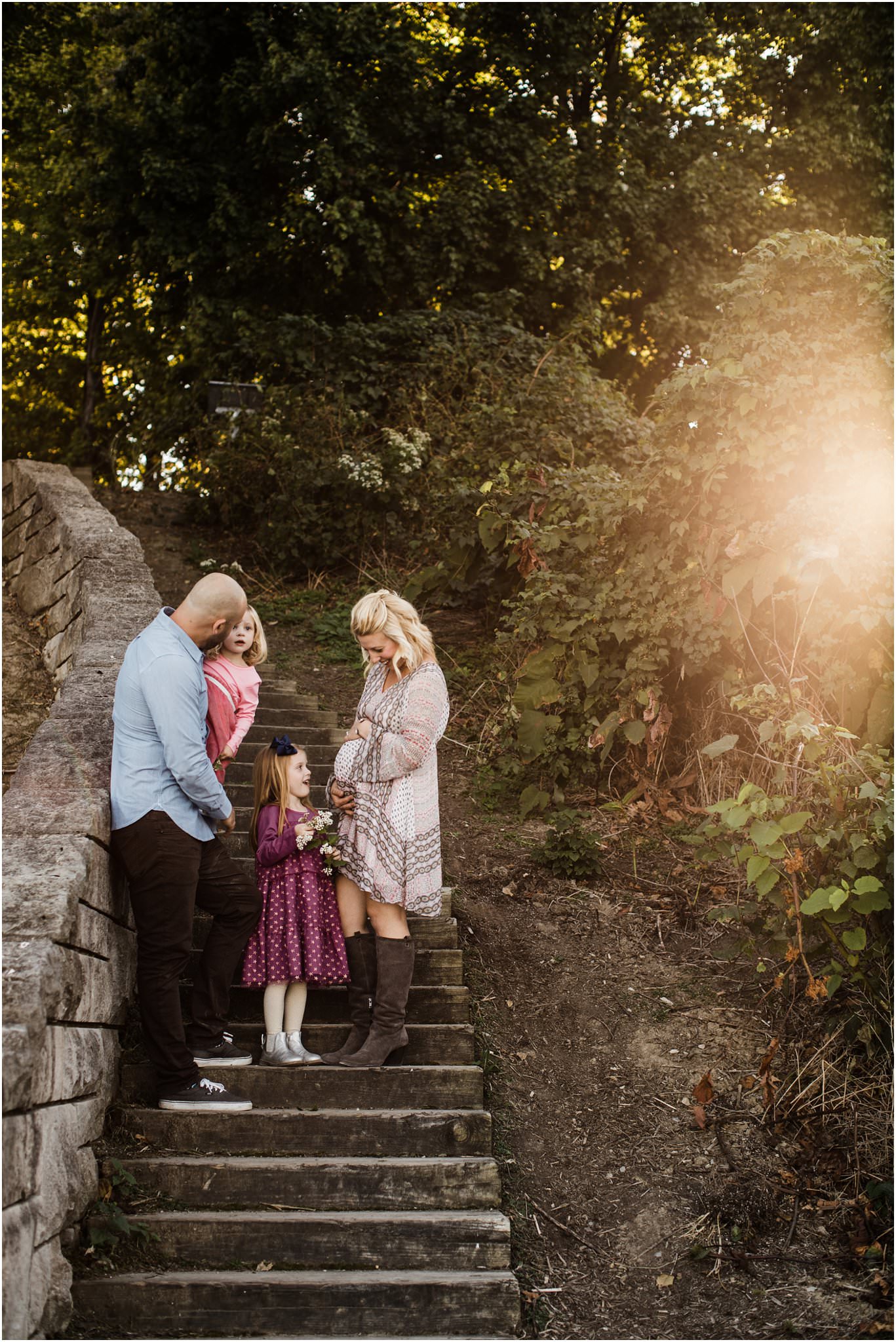 pittsburgh family maternity photo washington's landing