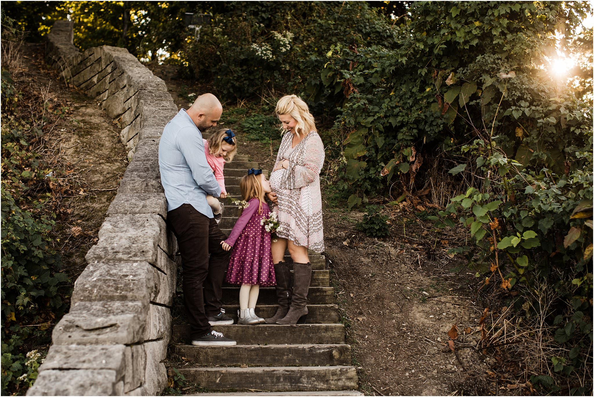 pittsburgh family maternity photo washington's landing