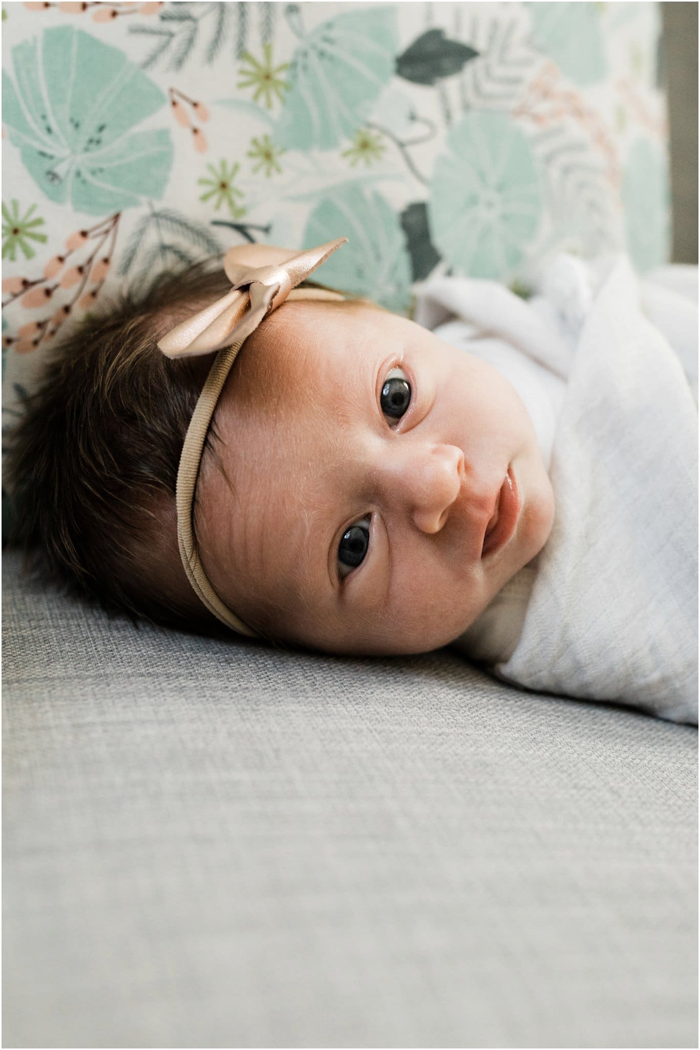 natural newborn portrait