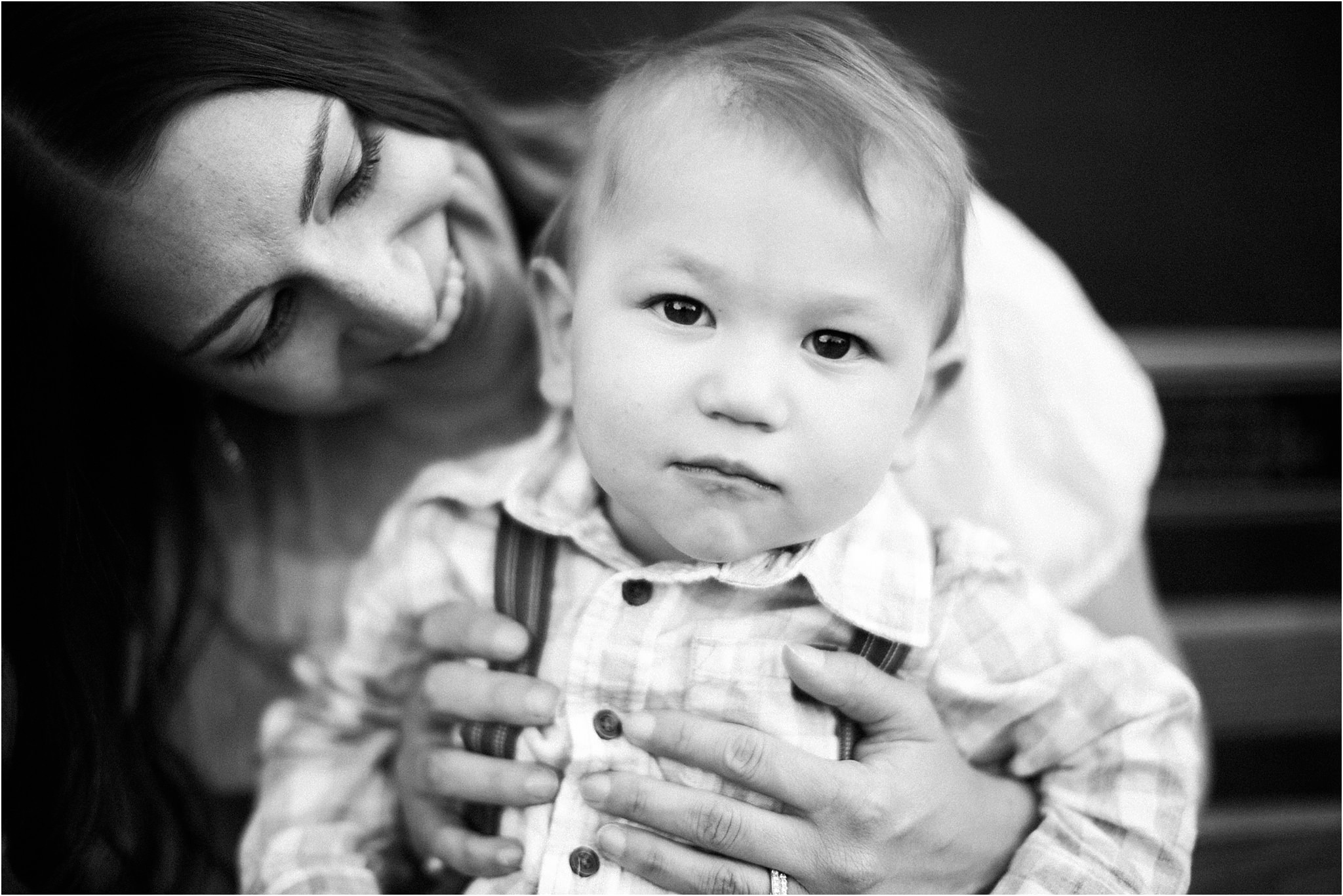 mama holding baby boy