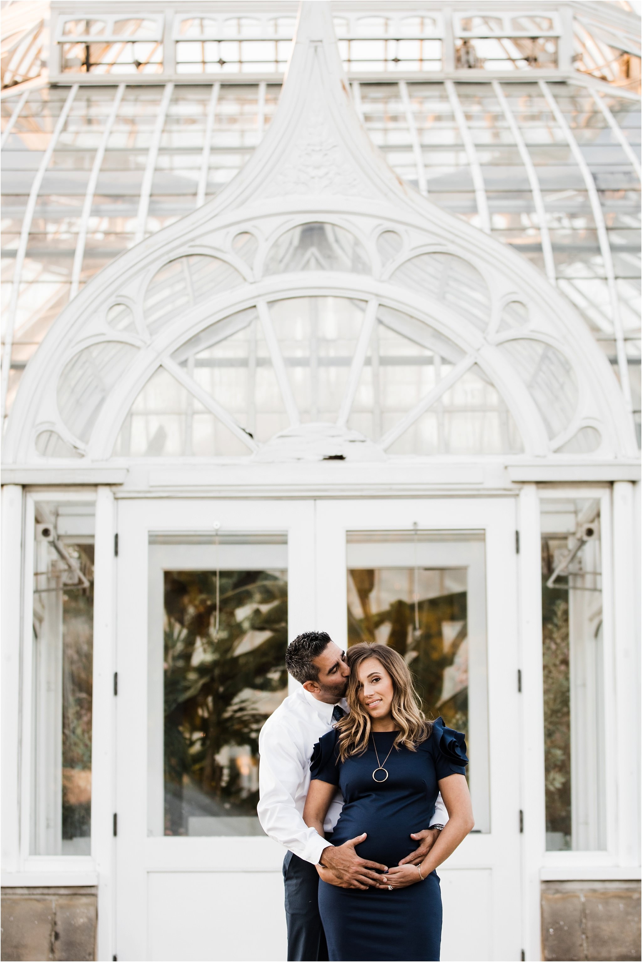 Formal Maternity wardrobe at Phipps Conservatory Pittsburgh