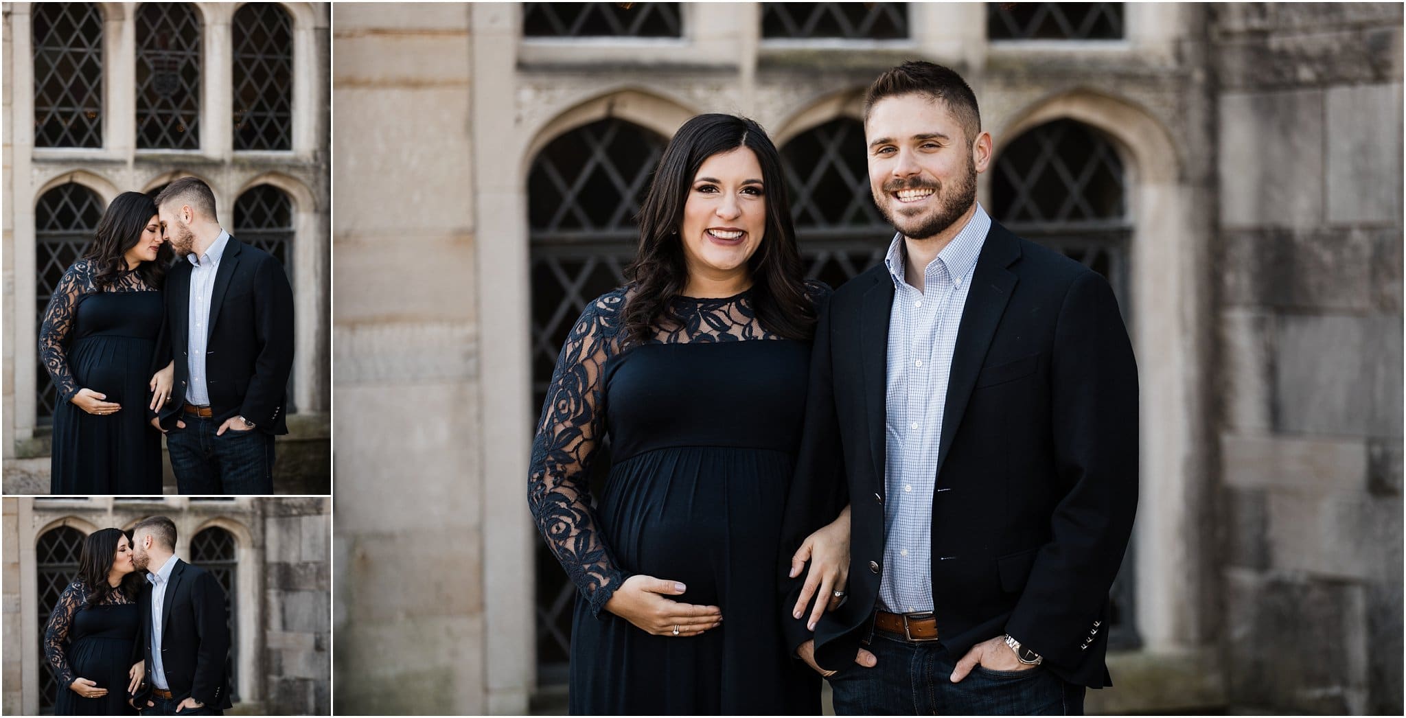 formal maternity photos at hartwood acres