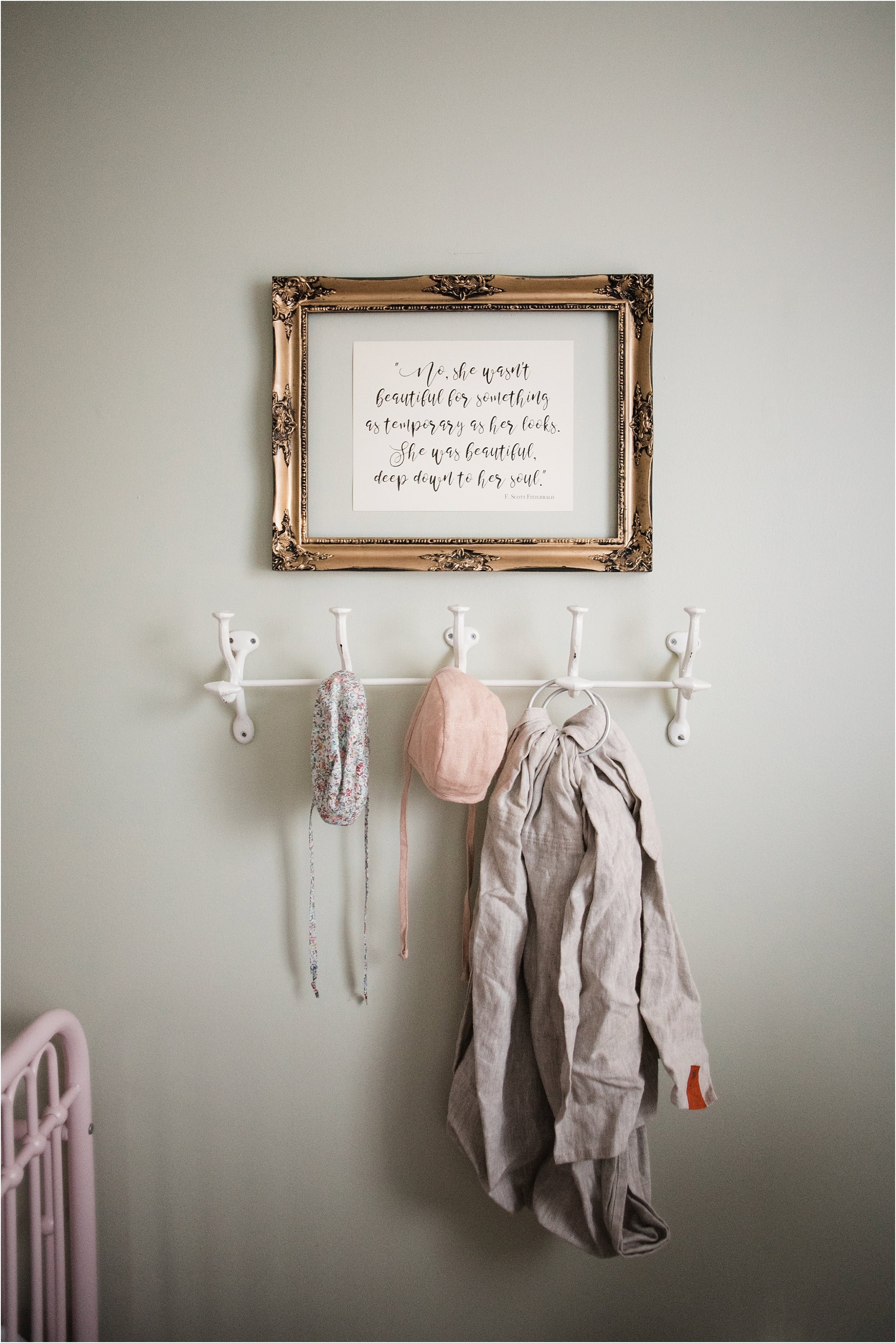 nursery with f scott fitzgerald quote