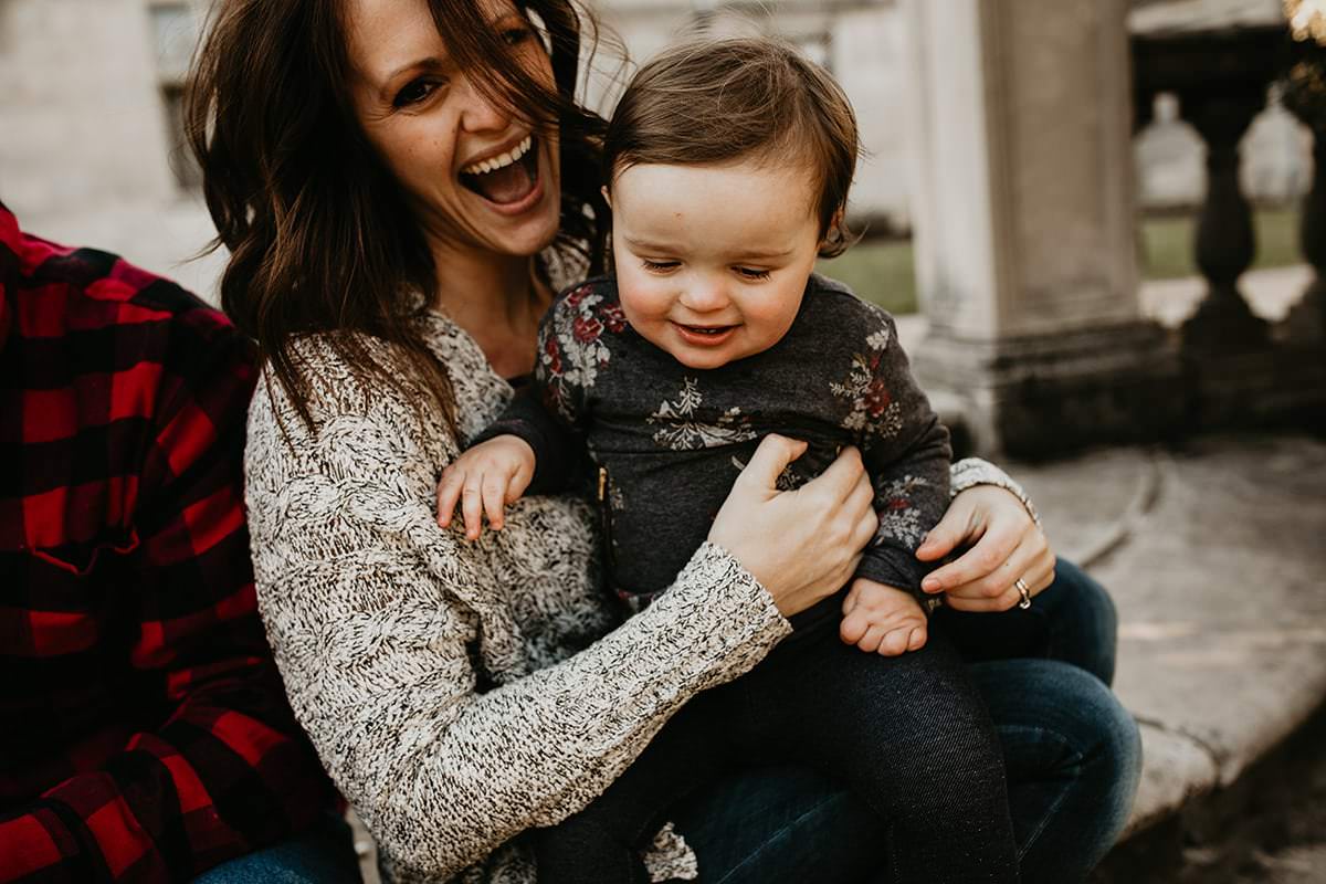 Melissa Lucci and family