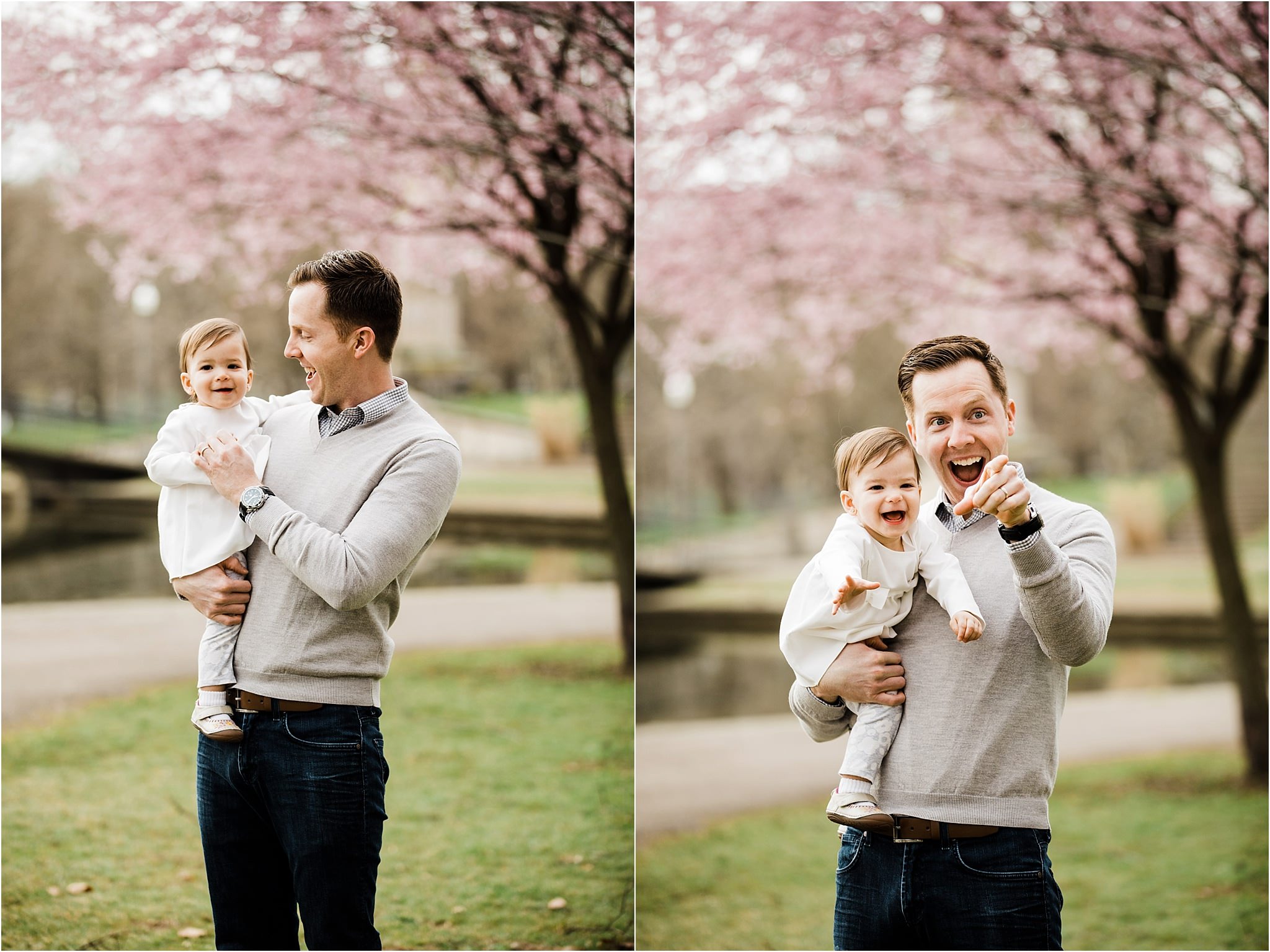 Spring Family photos at West Park in Pittsburgh