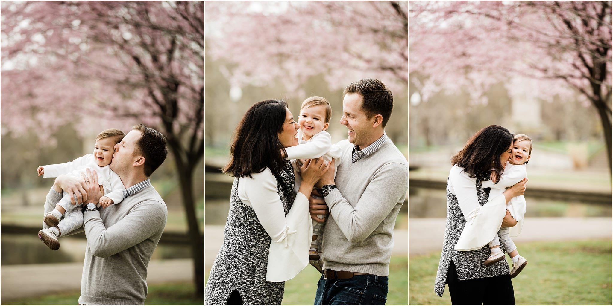 Spring Family photos at West Park in Pittsburgh