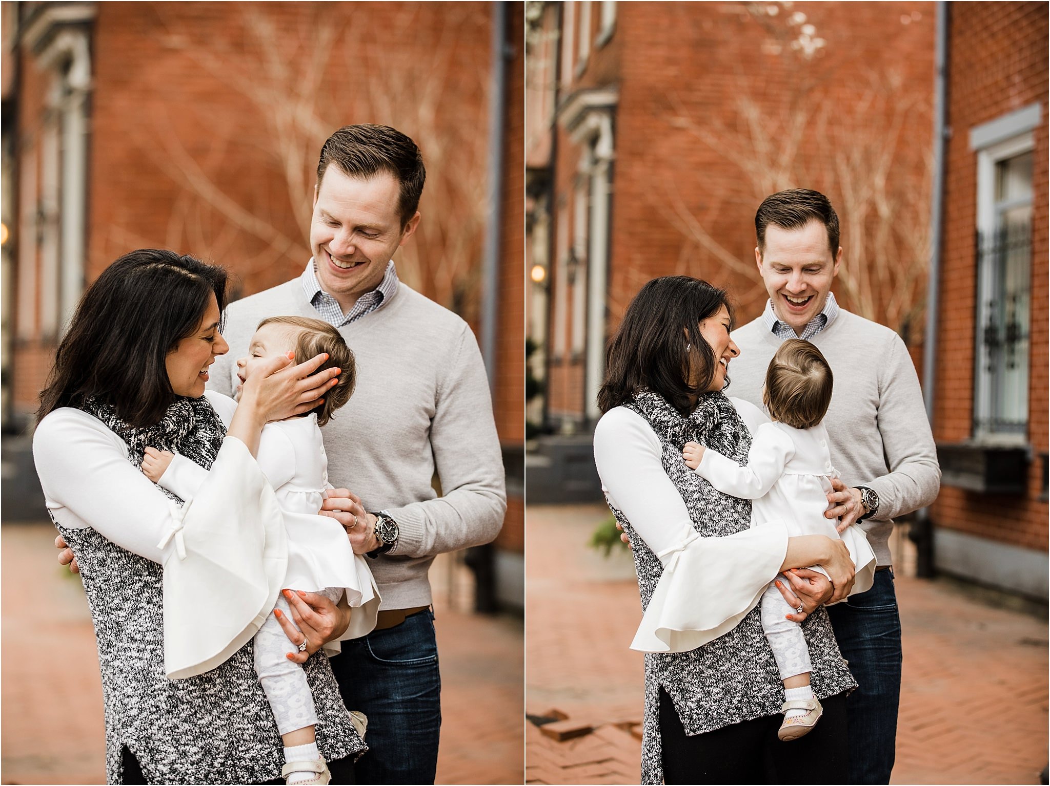 one year old family photo session in the mexican war streets pittsburgh
