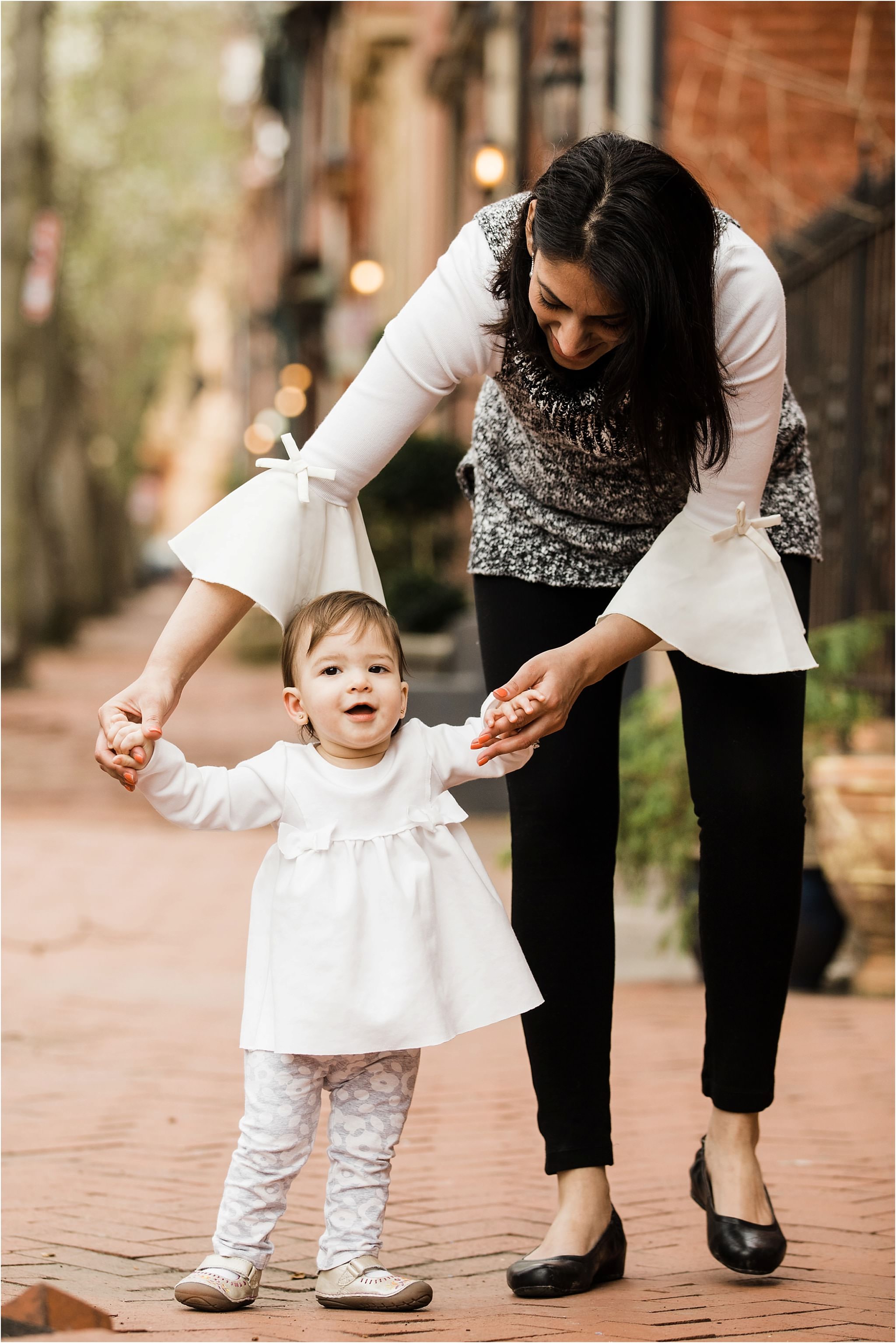 one year old family photo session in the mexican war streets pittsburgh