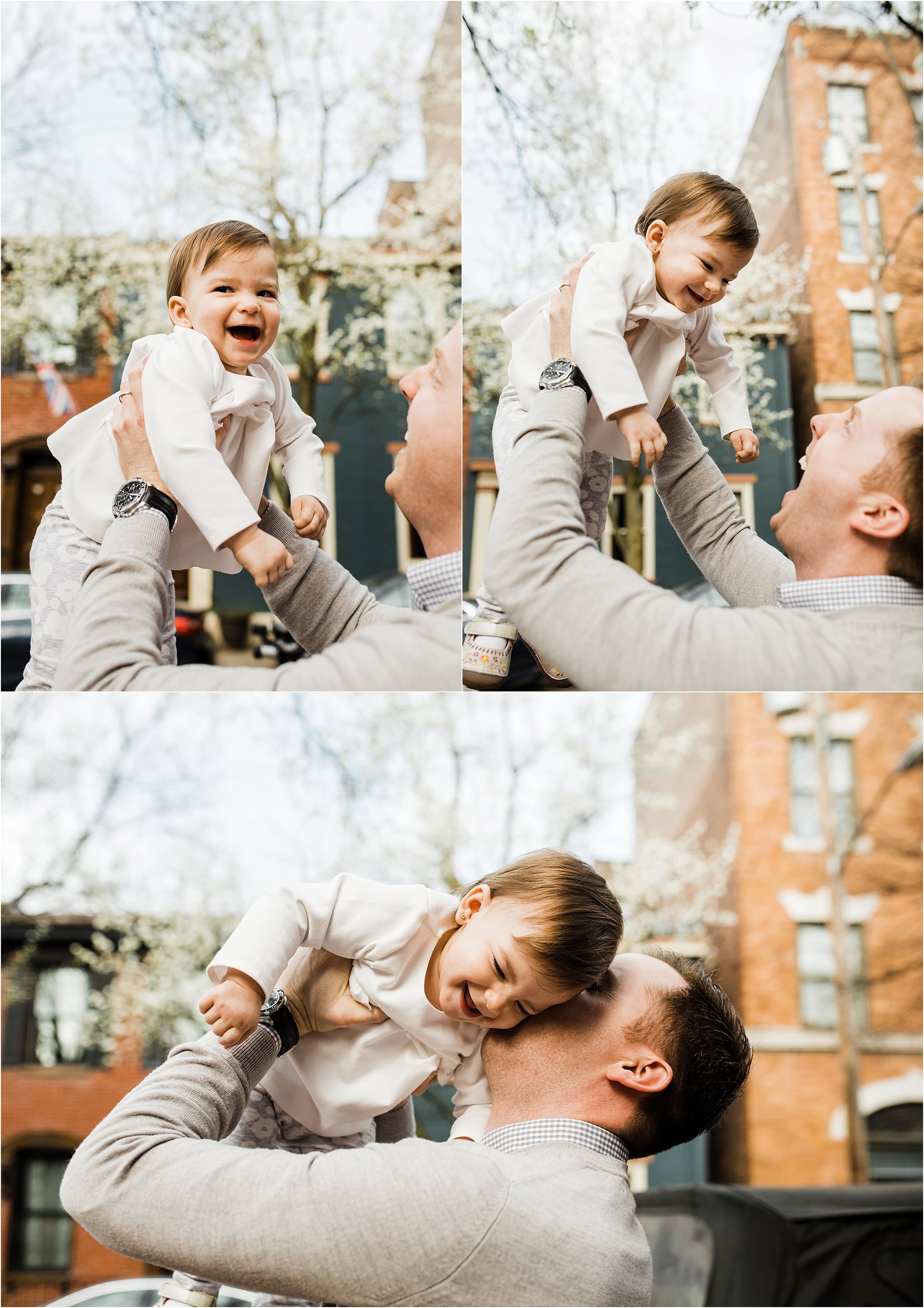 Spring family photos in the Mexican War Streets Pittsburgh