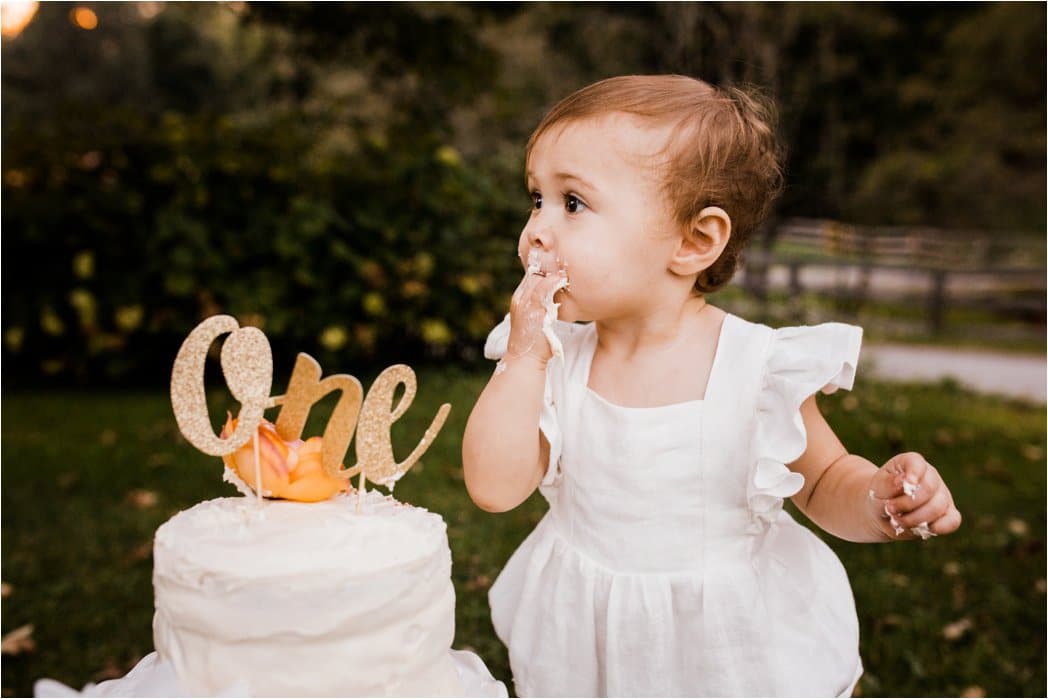 ONE YEAR OLD LOVING BIRTHDAY CAKE