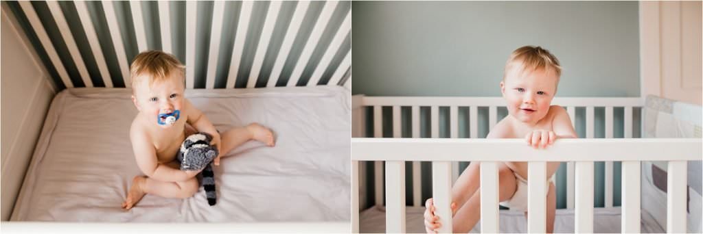 natural images of a child in crib