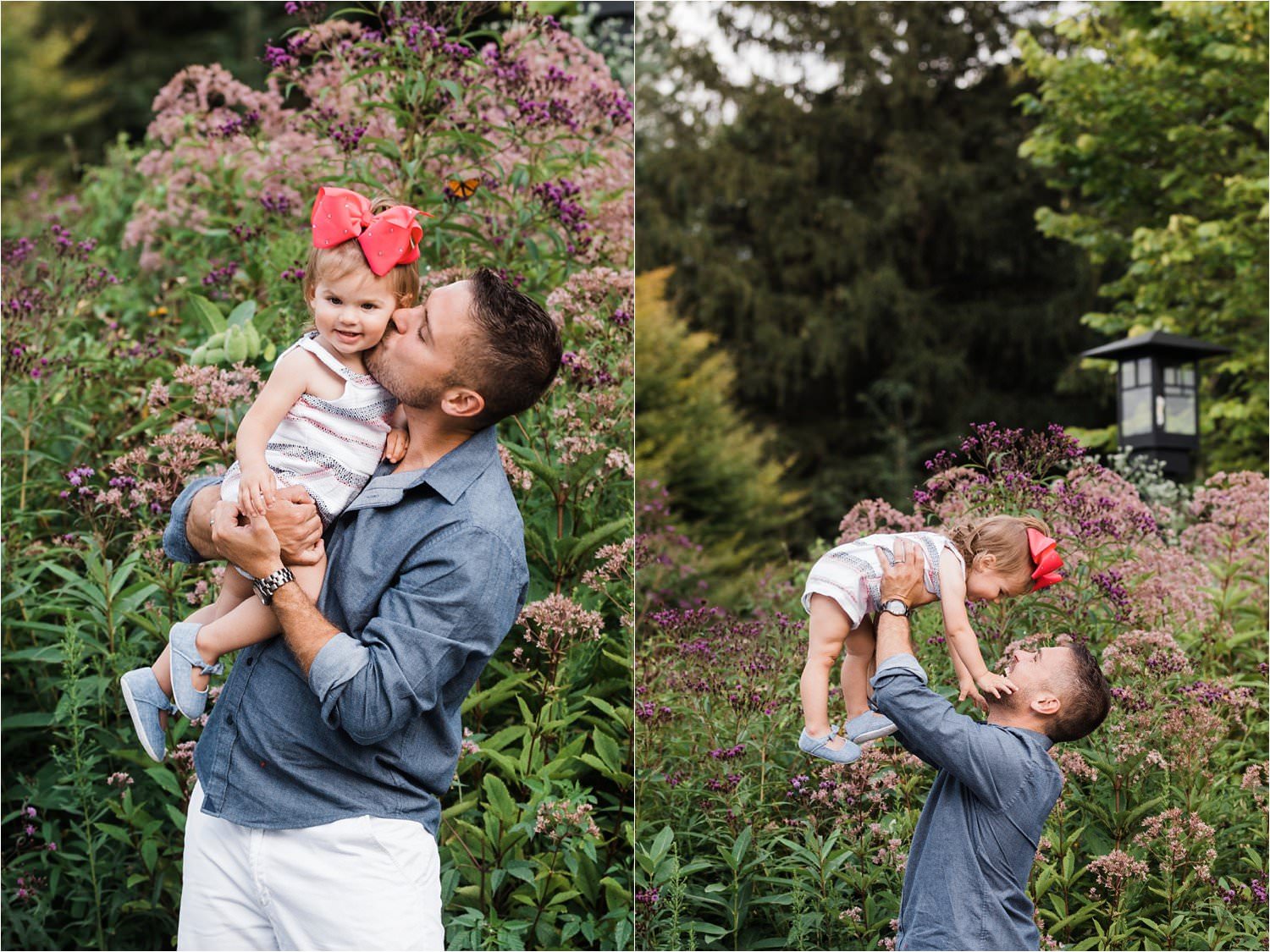 father and daughter natural photos