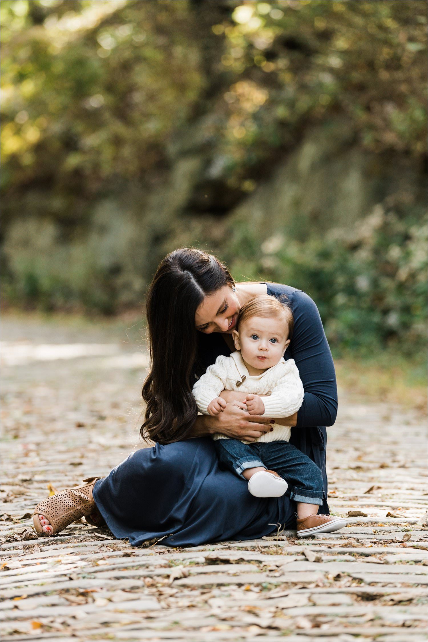 mother and son photograph