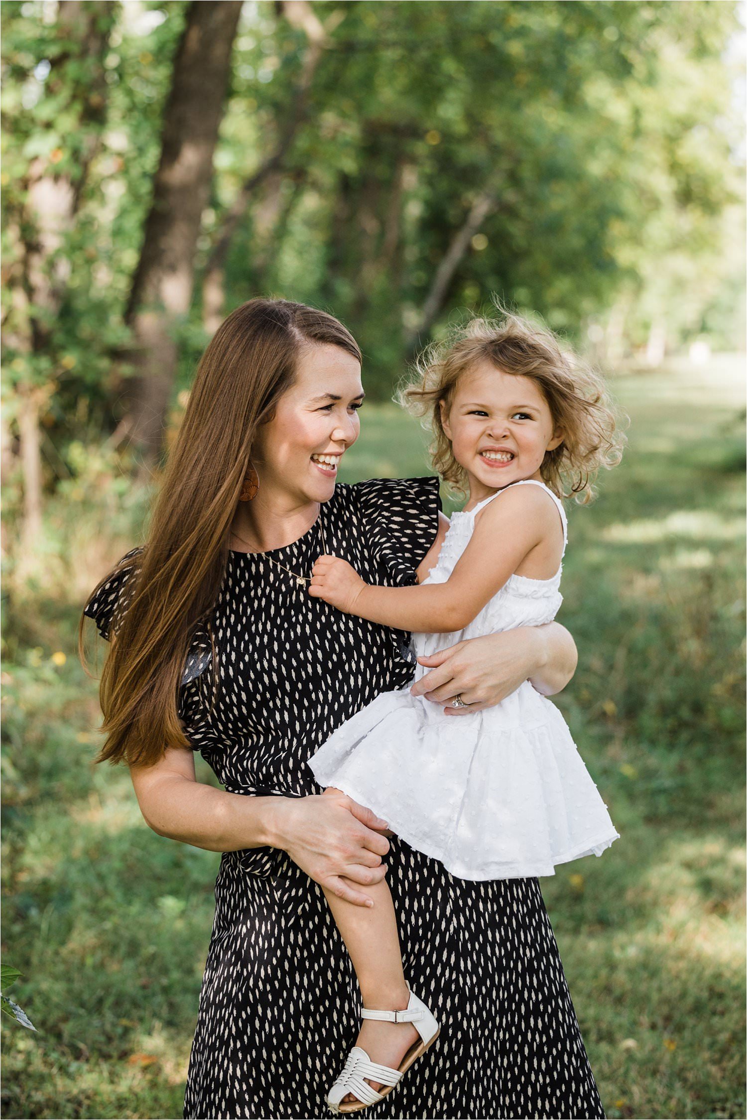 mother smiling at her daughter